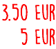 3.50 Eur 5 Eur